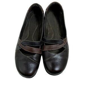 Clarks Bendables Sixty Cruise Criss Cross Mary Jane Shoes 38734 Women's 8.5